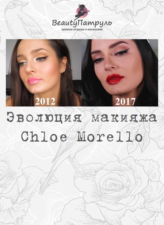 Эволюция макияжа Chloe Morello