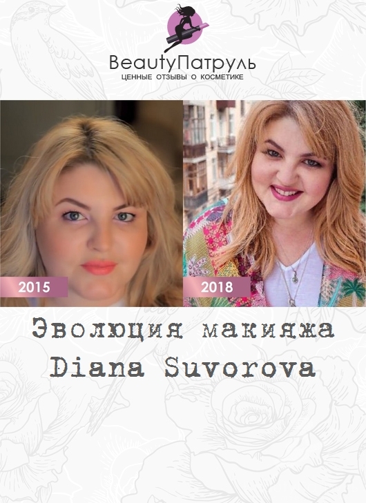 Эволюция макияжа Diana Suvorova