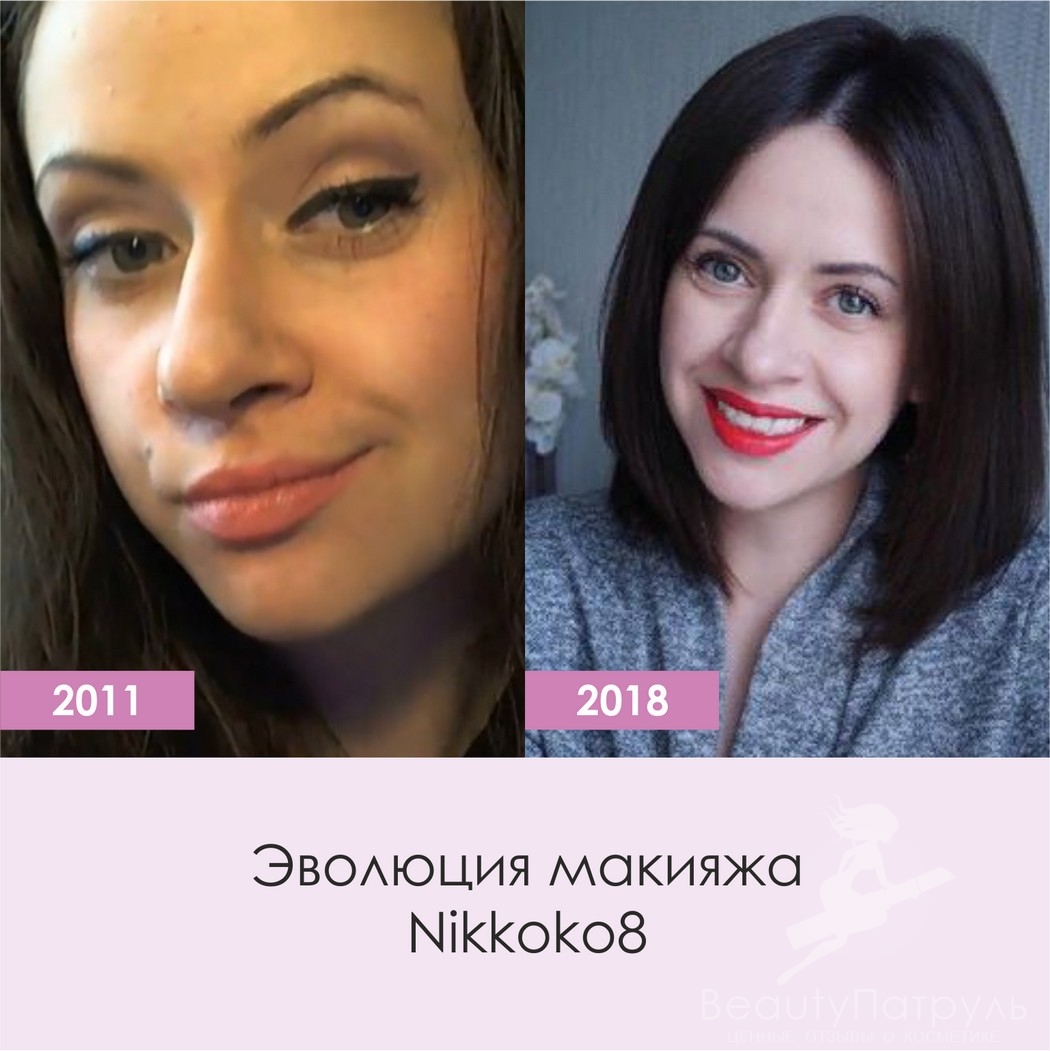 Эволюция макияжа Nikkoko8